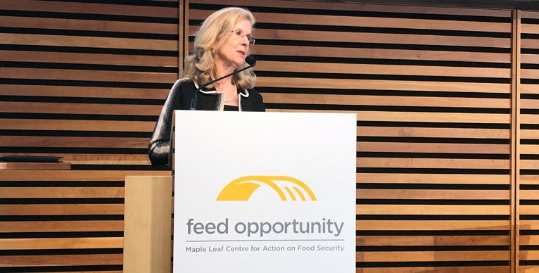 Lynda Kuhn, présidente du Centre d’action de Maple Leaf pour la sécurité alimentaire