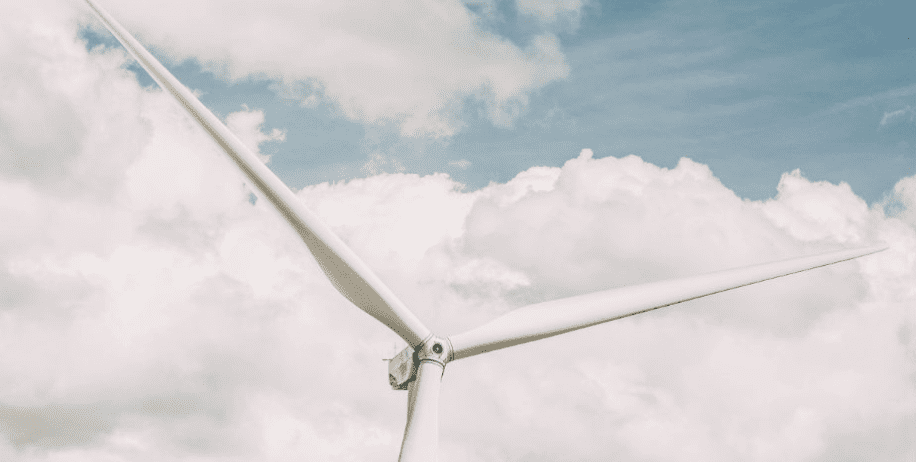 Green field with Windmill