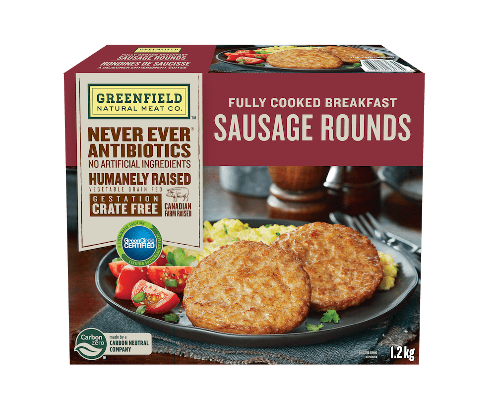 FULLY COOKED BREAKFAST SAUSAGE ROUNDS (1.2kg)