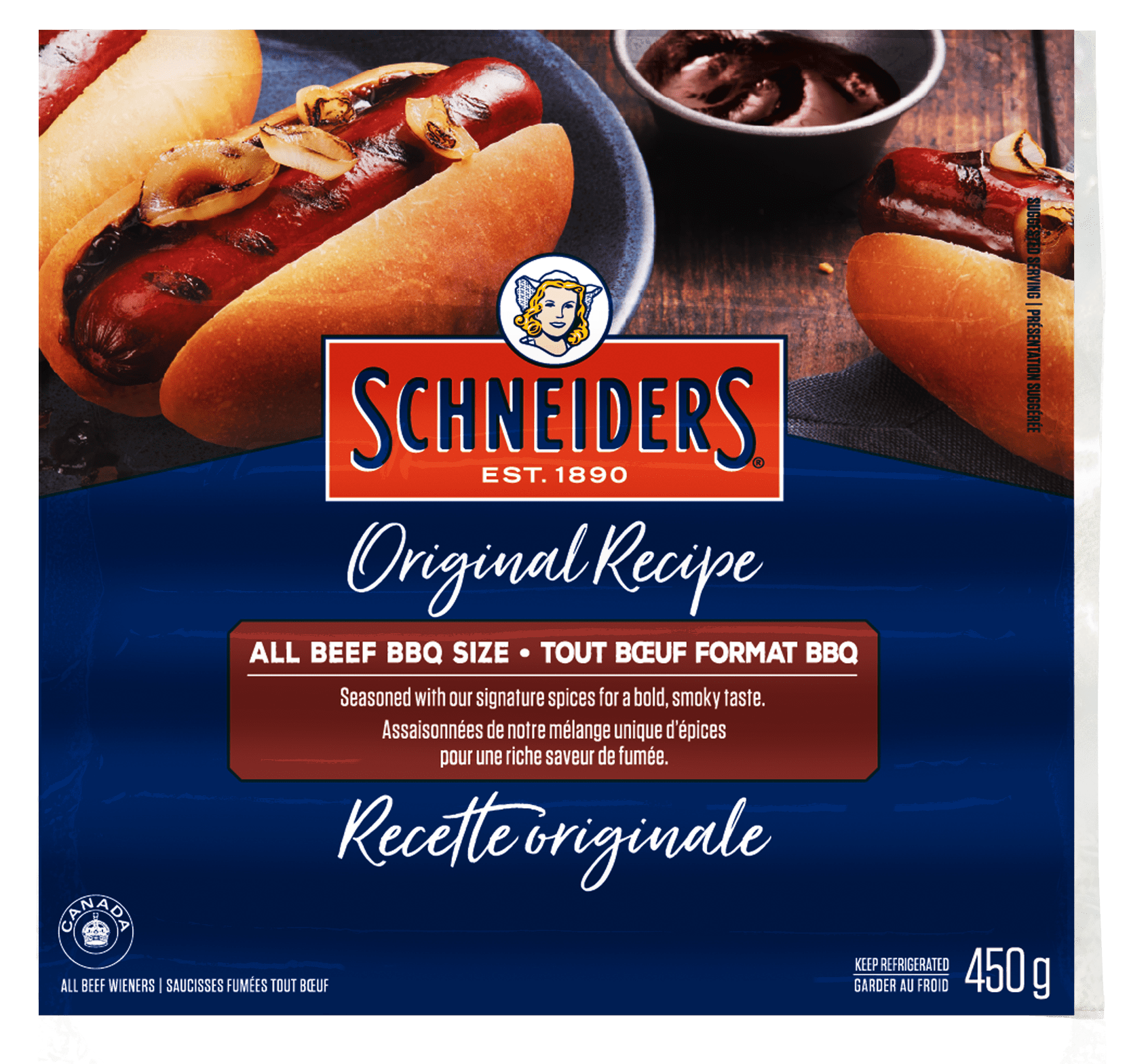 All beef BBQ size Wieners