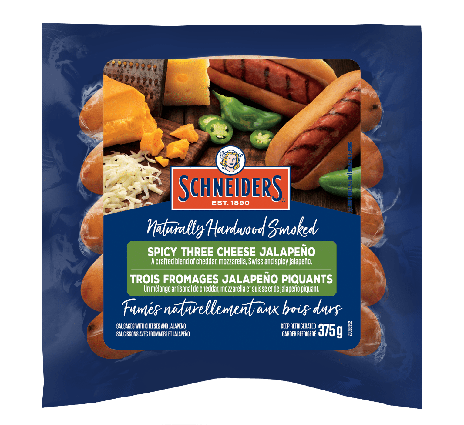 Three Cheese Jalapeno Sausages