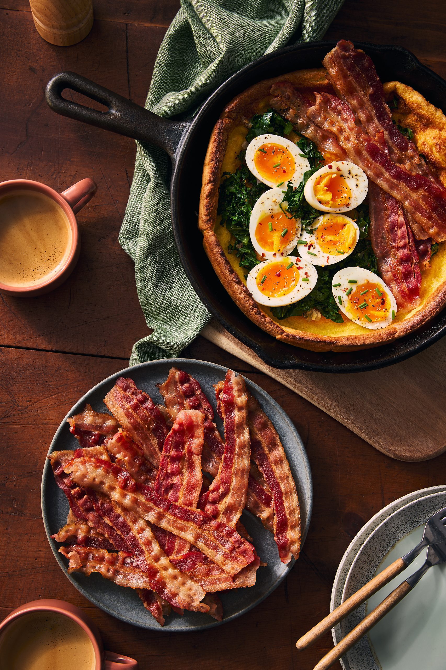 Bacon and Egg Dutch Baby