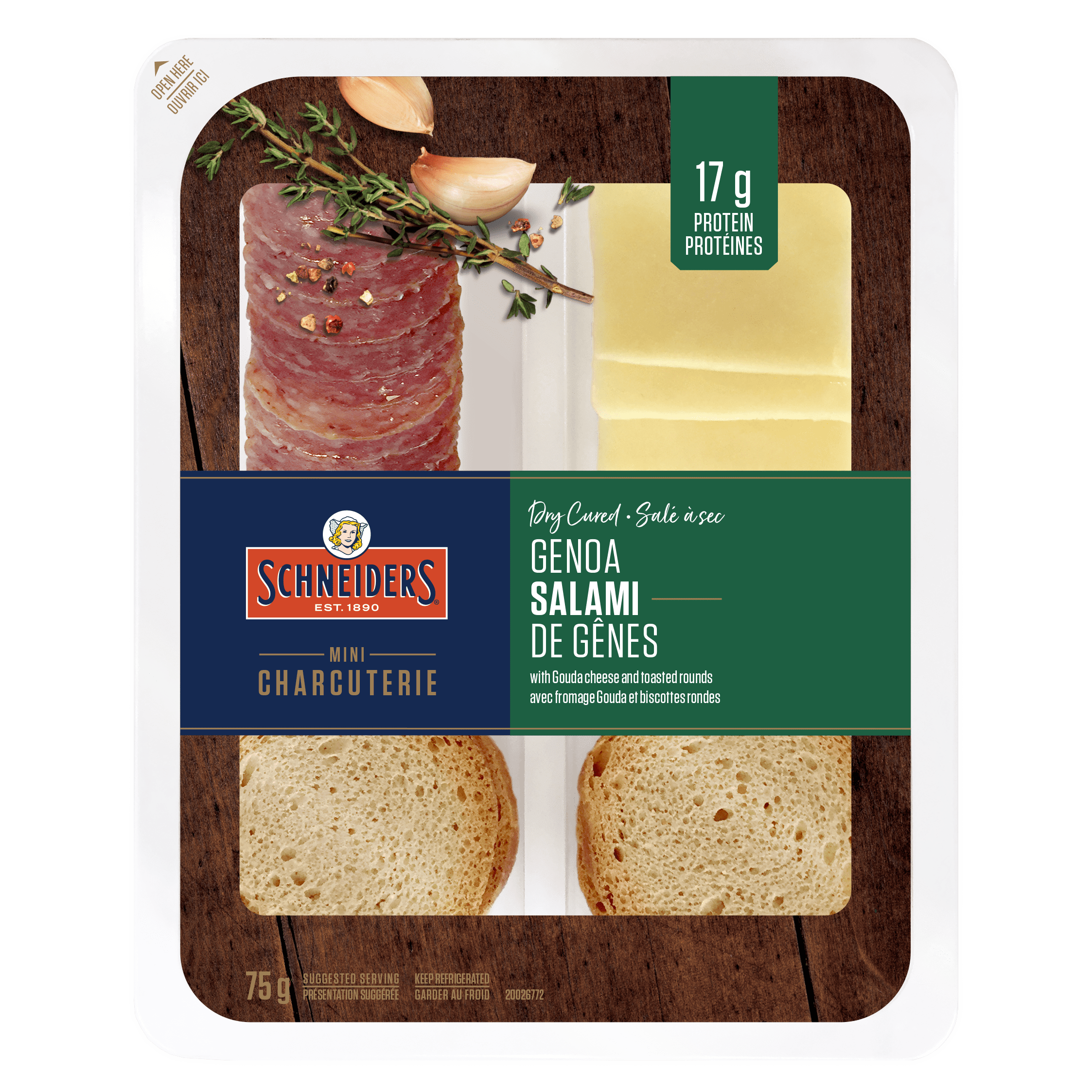 Trousse-collation au salami de gênes