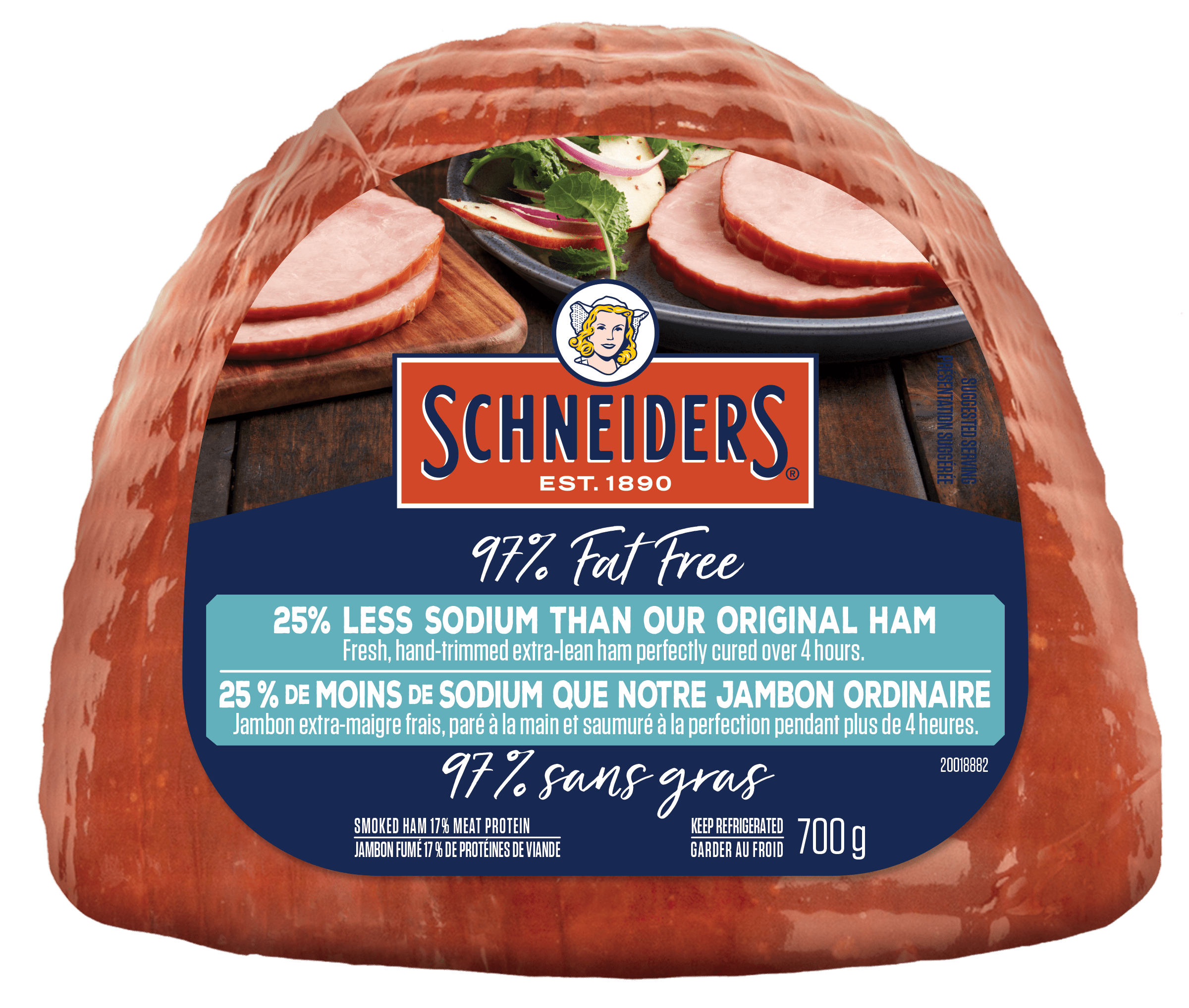 Jambon de moins de sodium