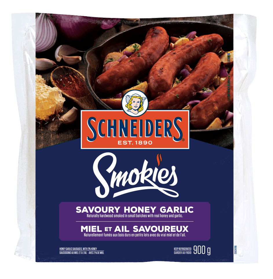saucissons ail et miel Smokies Schneiders