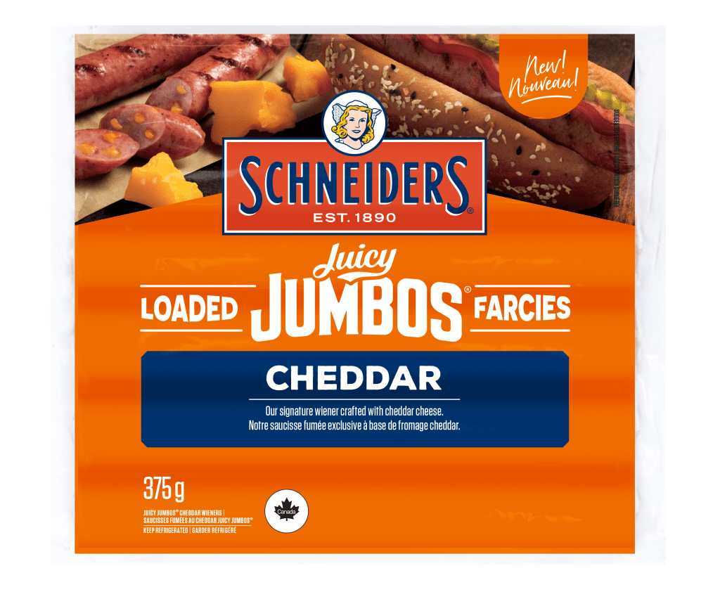 Juicy Jumbos farcies au cheddar