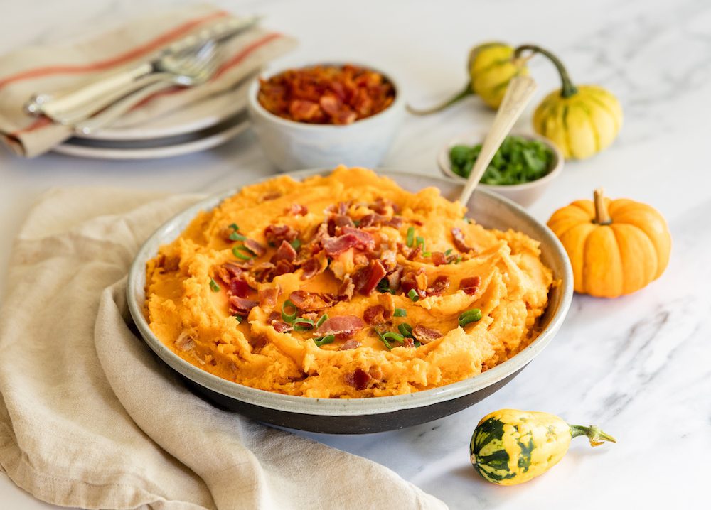 Bacon Sweet Potato Mash