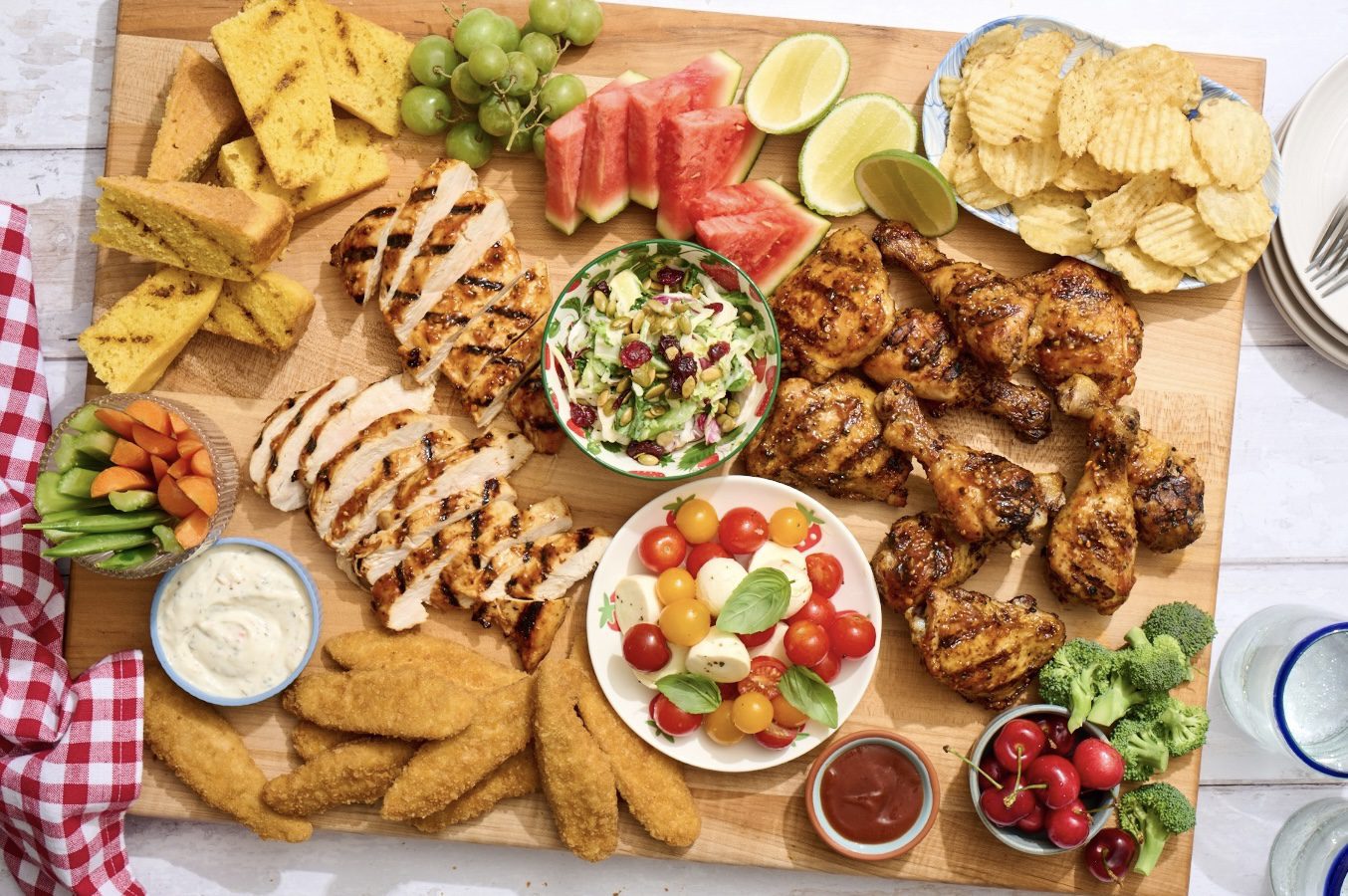 MLF Prime Chicken BBQ Board