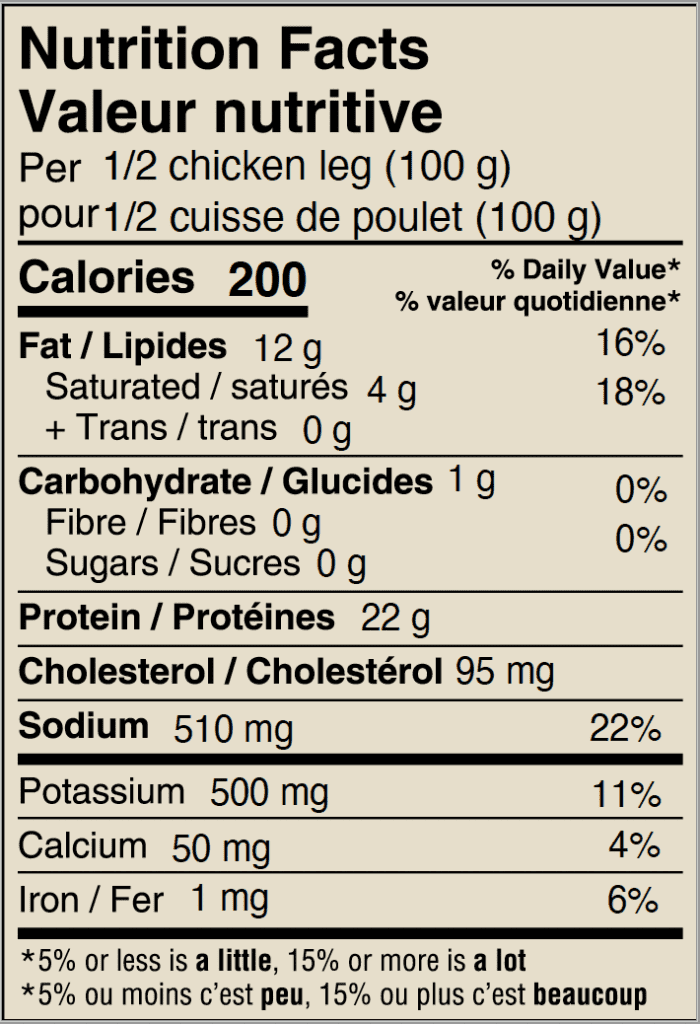 NFT pour Cuisses de poulet de rôtisserie cuites Maple Leaf