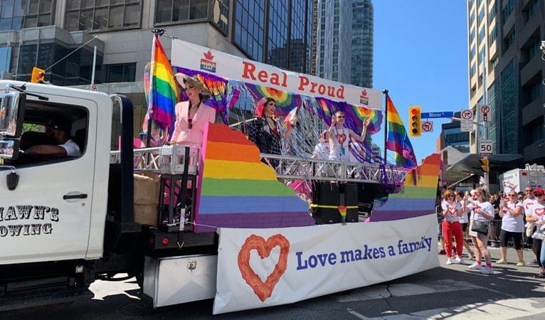 A Float at Pride Parade