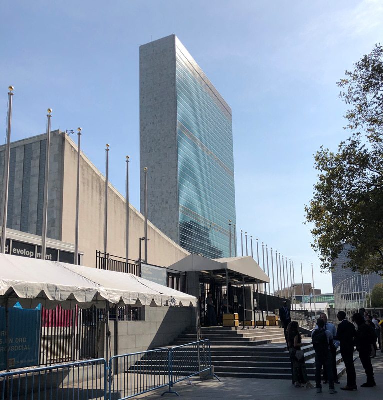 UN headquarters building