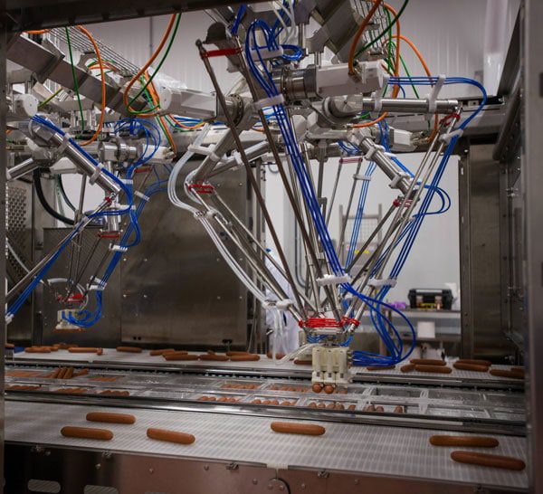 Hot dog production at Saskatoon manufacturing plant