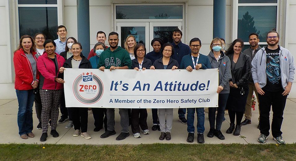 Central Laboratory Team, A Zero Hero Safety Club Member and the 2021 Safety Distinction Award Winner