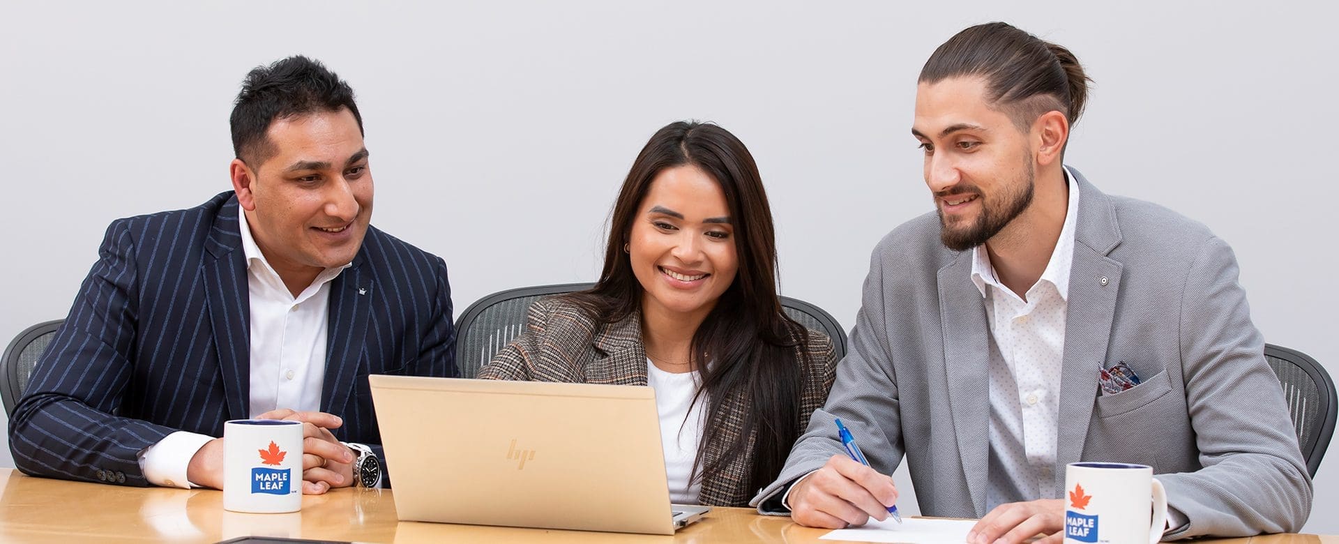 Sales Team collaborating