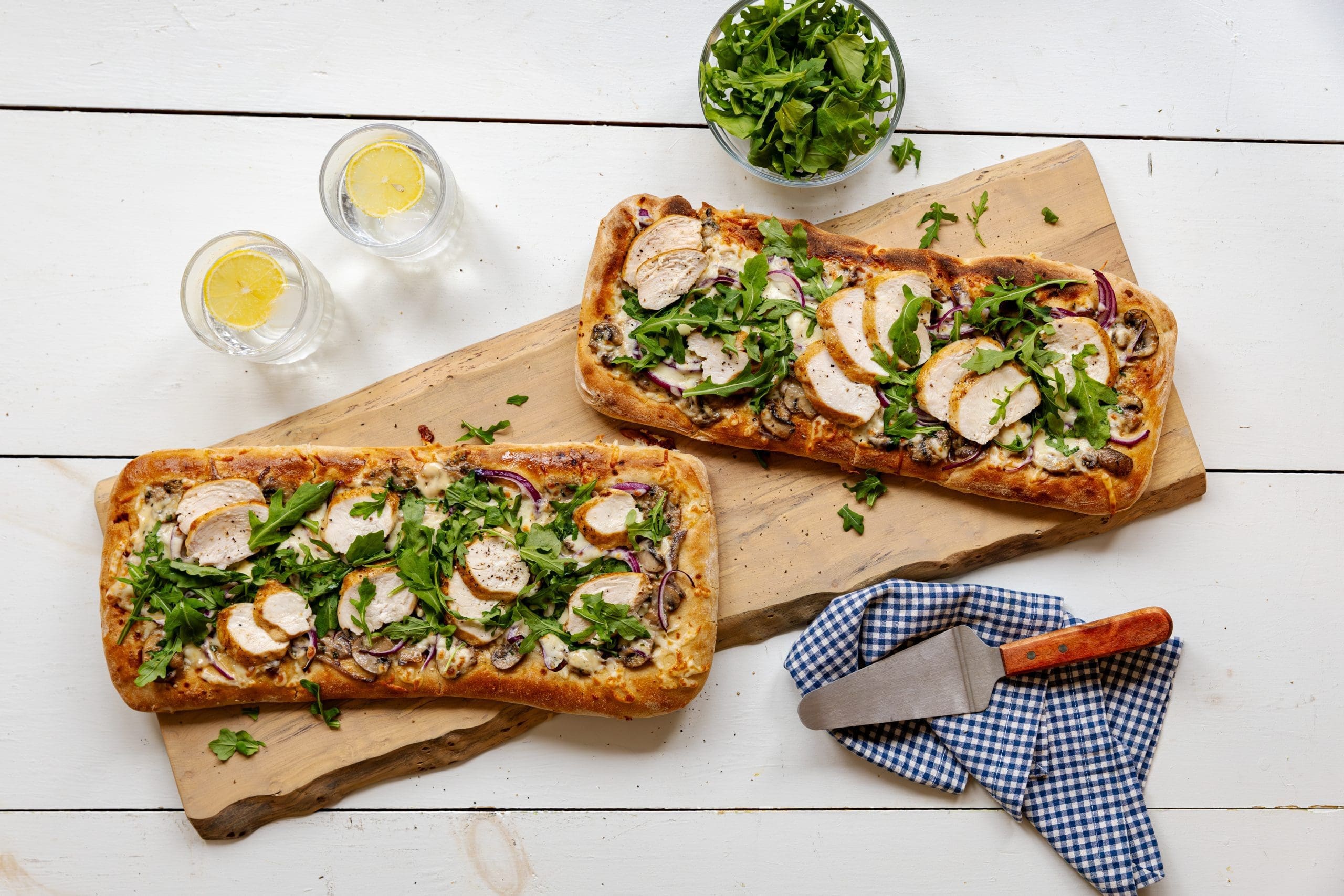 Chicken Mushroom Flatbread
