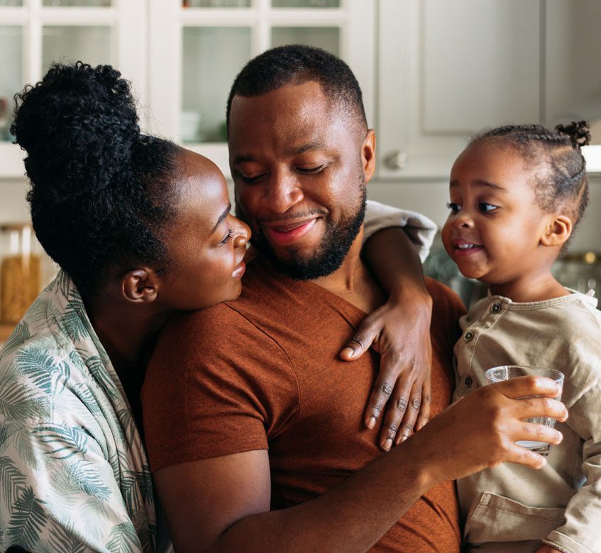 Une jeune famille