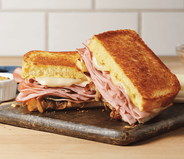 Sandwich Fondu au Jambon Forêt-Noire