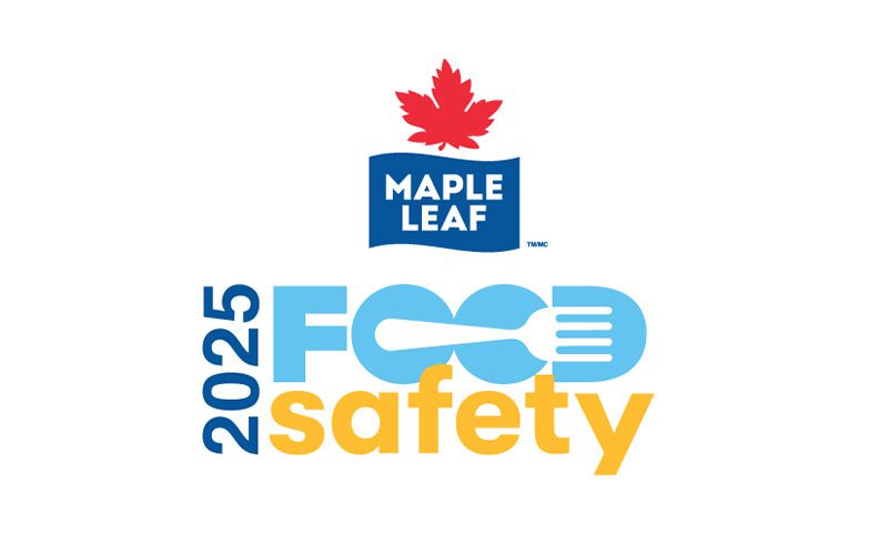 Logo du Symposium 2025 de Maple Leaf Foods sur la sécurité alimentaire