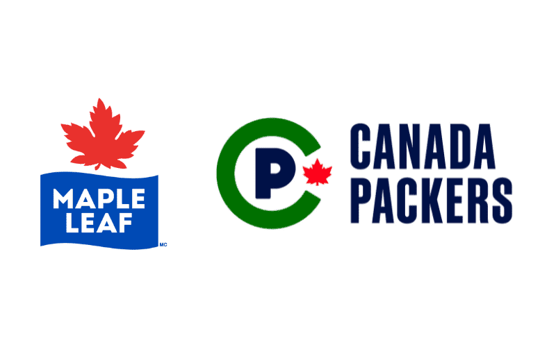 logo Maple Leaf Foods et logo Canada Packers